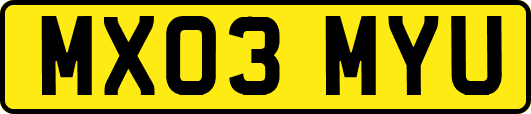 MX03MYU