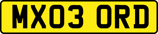 MX03ORD