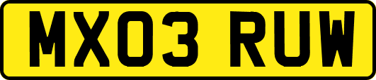 MX03RUW