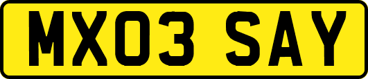 MX03SAY