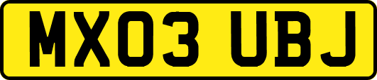 MX03UBJ