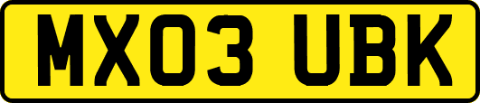 MX03UBK