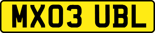 MX03UBL