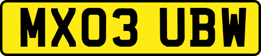 MX03UBW