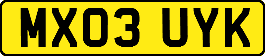 MX03UYK