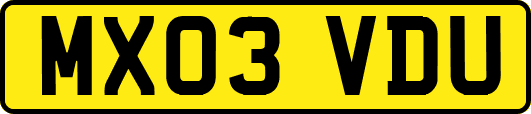 MX03VDU