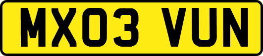 MX03VUN