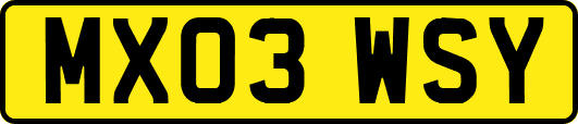MX03WSY