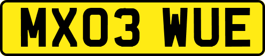 MX03WUE