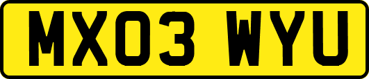 MX03WYU