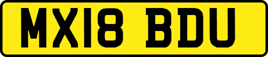 MX18BDU