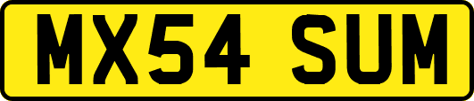 MX54SUM