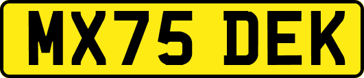 MX75DEK