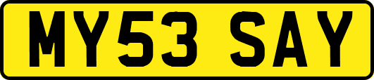 MY53SAY