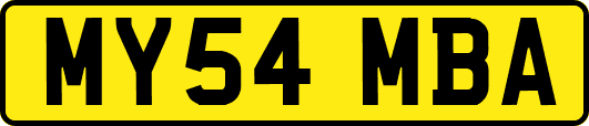MY54MBA