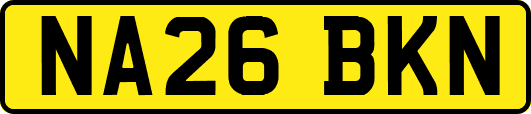 NA26BKN