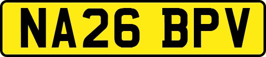 NA26BPV