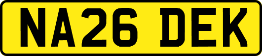 NA26DEK