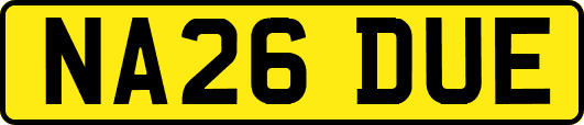 NA26DUE