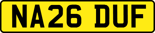 NA26DUF