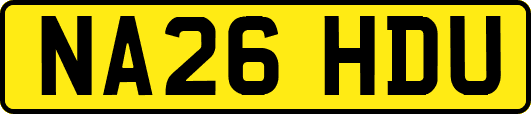NA26HDU