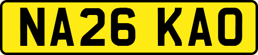 NA26KAO