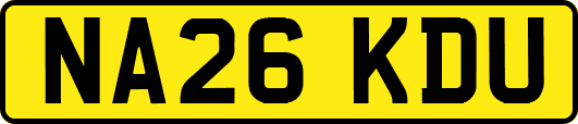 NA26KDU