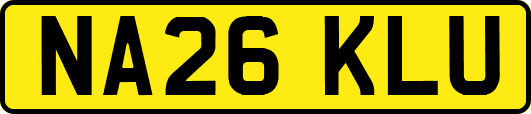 NA26KLU