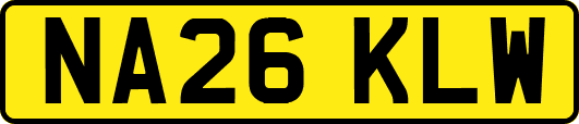 NA26KLW