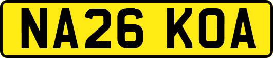 NA26KOA