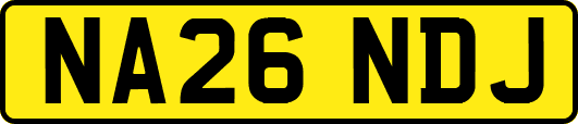 NA26NDJ