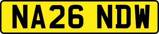 NA26NDW