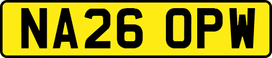 NA26OPW