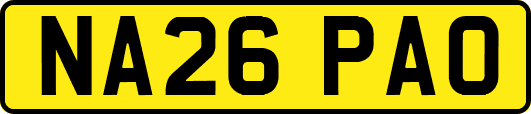 NA26PAO