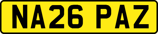 NA26PAZ