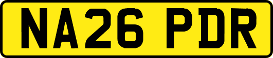 NA26PDR
