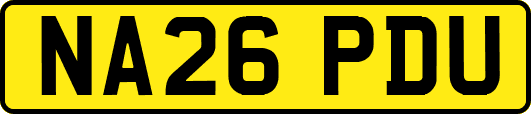 NA26PDU