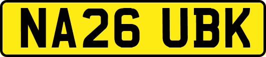 NA26UBK