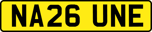 NA26UNE