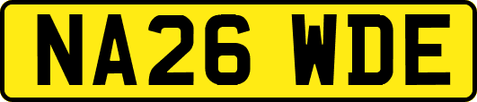 NA26WDE