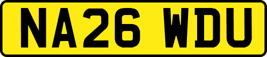 NA26WDU