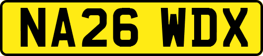 NA26WDX