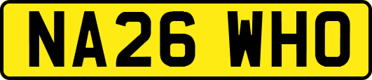 NA26WHO