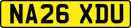 NA26XDU