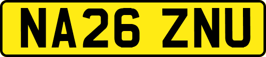 NA26ZNU