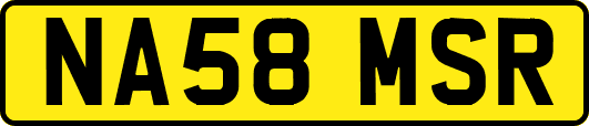 NA58MSR