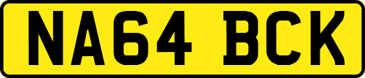 NA64BCK