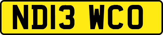 ND13WCO