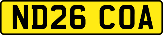 ND26COA