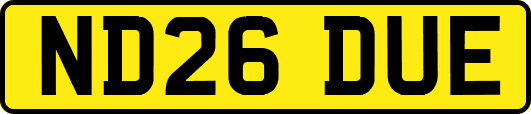 ND26DUE